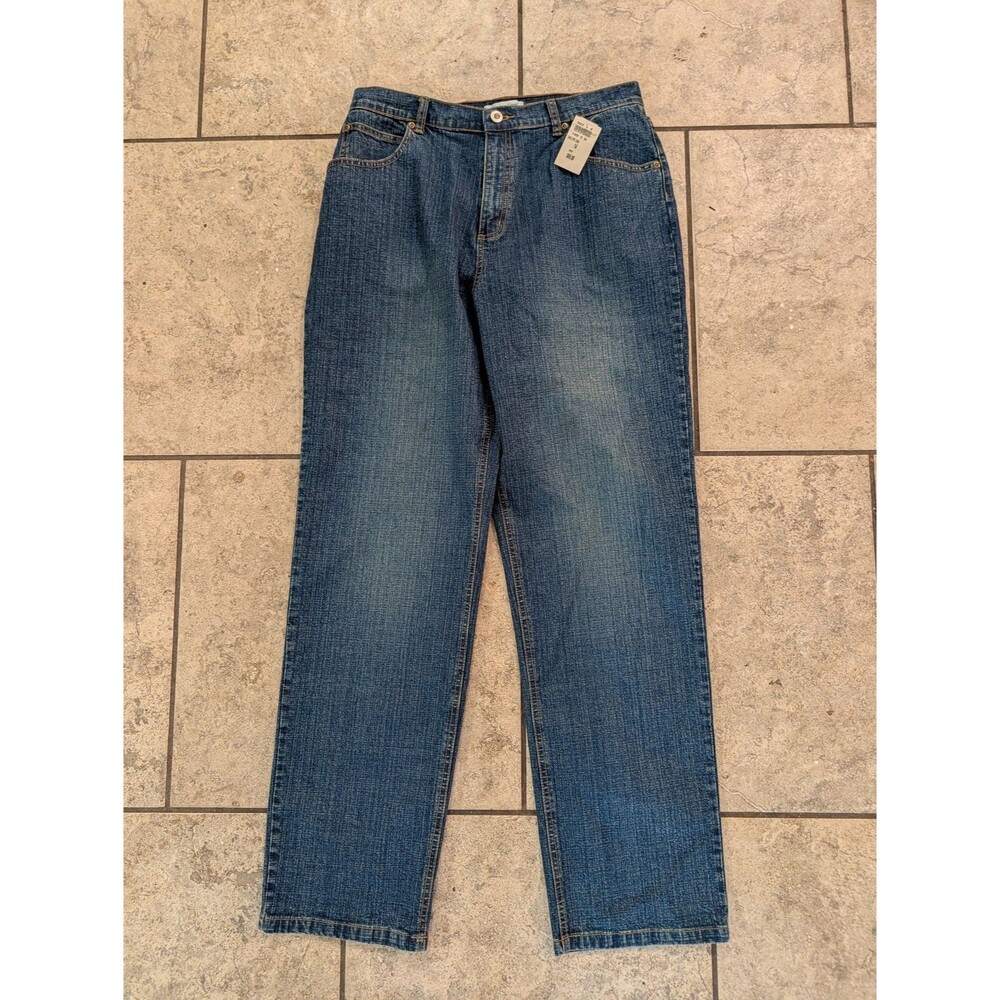 Coldwater Creek Women's Jeans Size 14 Dark Wash Bootcut Stretch NWT